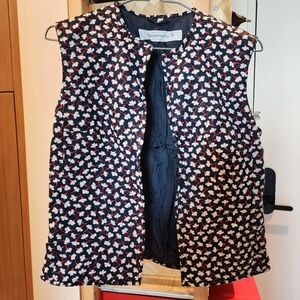 Givenchy 5 quilted vintage vest sz S